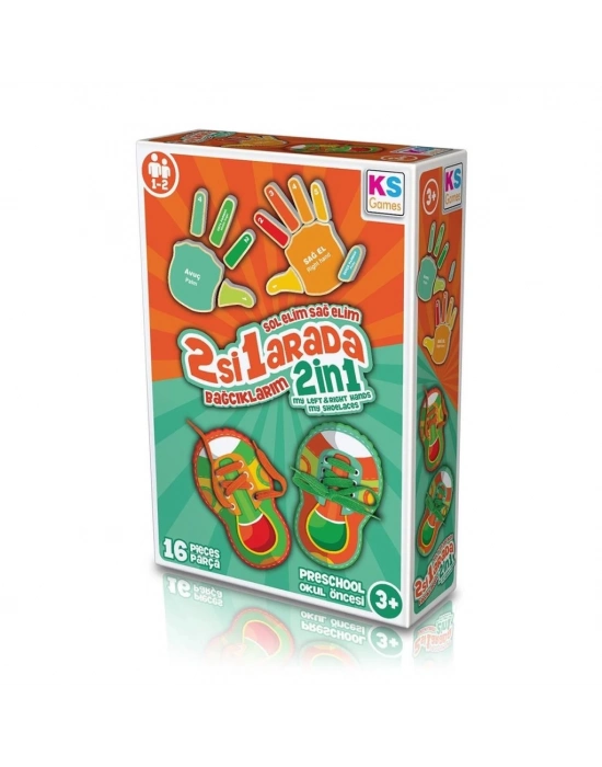 ® BE233 , Sol Elim Sağ Elim 2si1 arada Bağcıklarım / +3 yaş