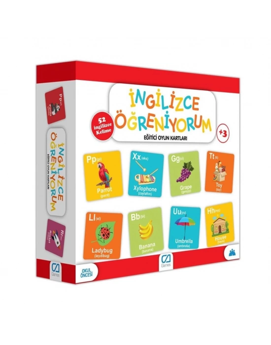 ® İngilizce Öğreniyorum Eğitici Oyun Kartları
