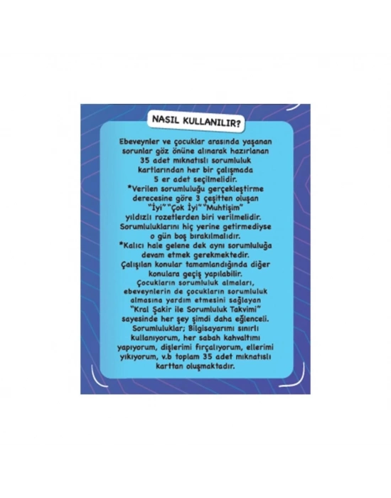 ® CHV-102049 SORUMLULUK TAKVİMİ