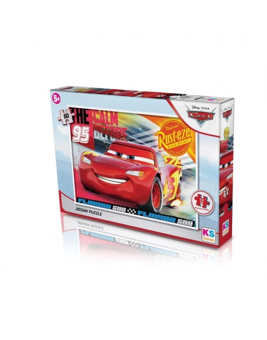 ® CR709 Cars 50 Parça Çocuk Puzzle - Puzzle