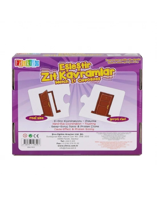 ® EDU-1012 Eşleştir Zıt Kavramlar -Chiva