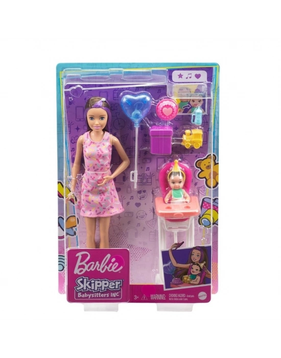 ® FHY97 Skipper Bebek Bakıcısı Bebeği ve Aksesuarları Oyun Seti