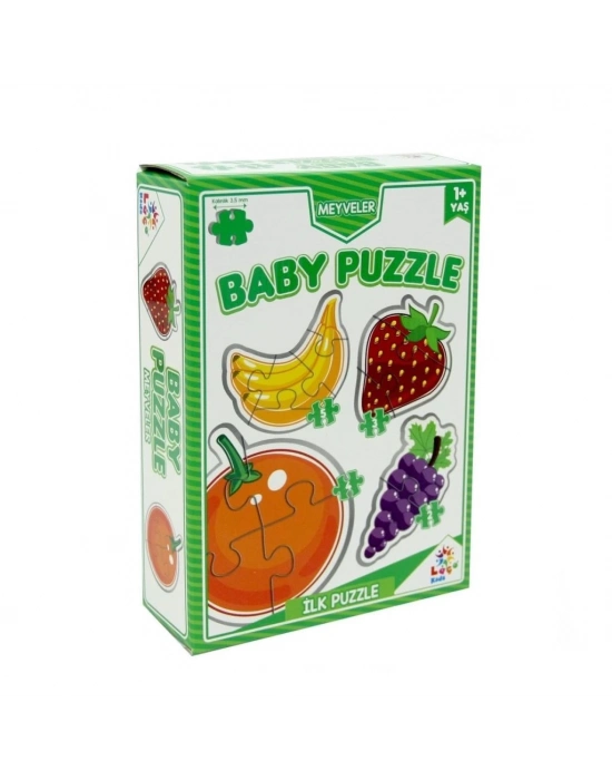 ® LC7227 Laço, Baby Puzzle - Meyveler - İlk Puzzle / +12 ay