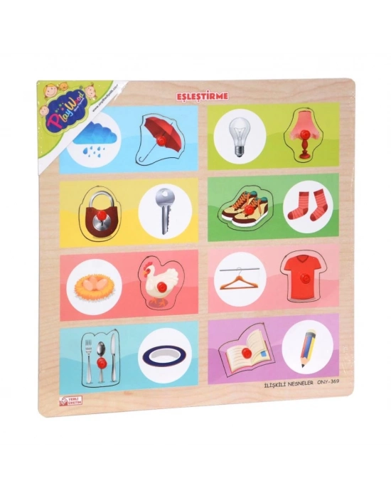 ® ONY-369-370 Ahşap Tutmalı Eşleştirme İlişkili Nesneler -Onyıl