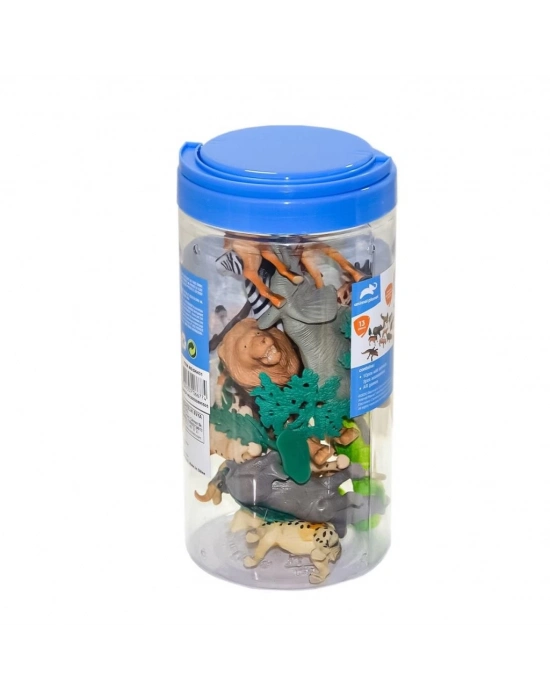 ® SH-D6401 Vahşi Hayvan Oyun Seti 23 cm -Vardem