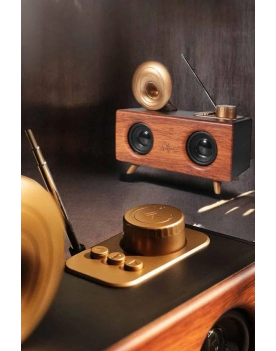 ® Nostaljik Görünümlü Bluetooth Bağlantılı Speaker