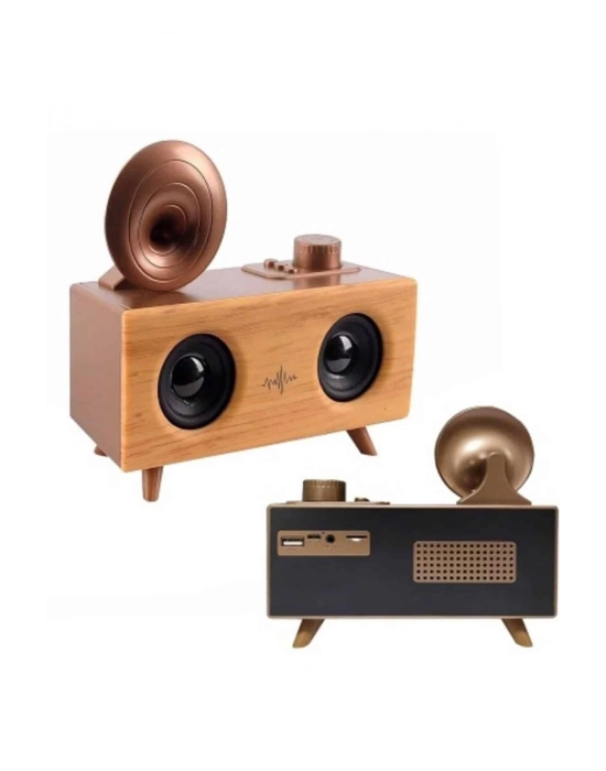 ® Nostaljik Radyo Bluetooth Bağlantılı Şarjlı Yüksek Ses Kaliteli