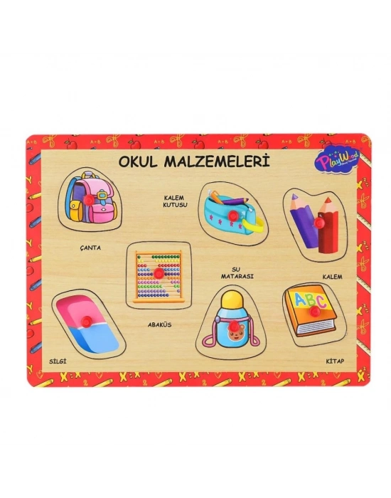 ® ONY-196-197 Ahşap Tutmalı Okul Malzemeleri