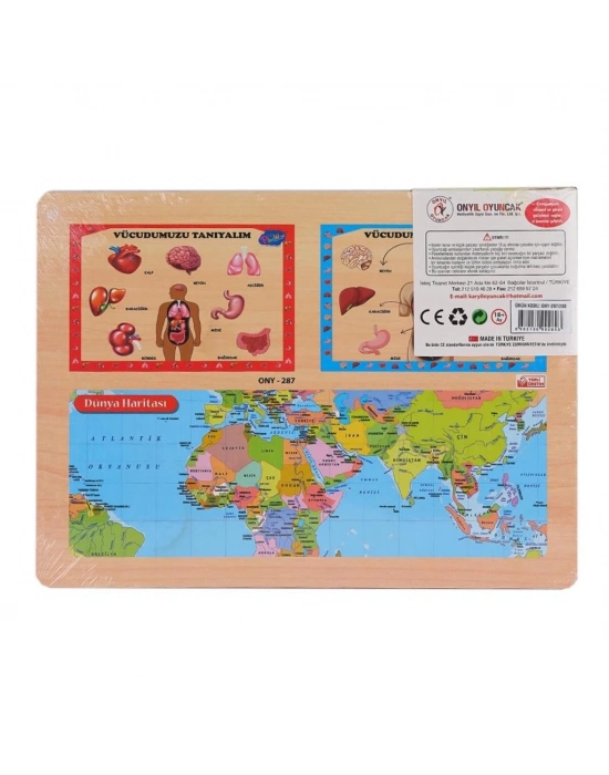 ® ONY-287 288 Ahşap Tutmalı Vücumuzu Tanıyalım -