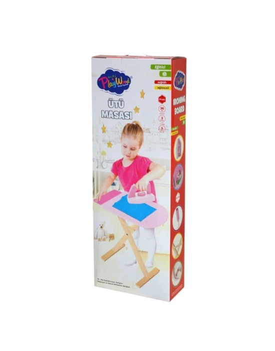 ® ONY-383 PlayWood Ahşap Ütü Masası Seti-Onyıl