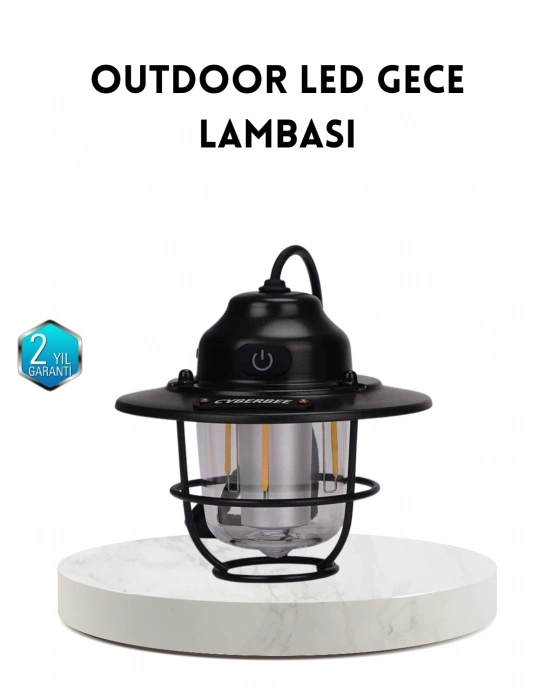 ® Outdoor Retro Kamp Işığı Uzun Ömürlü Pil Taşınabilir Suya Dayanıklı