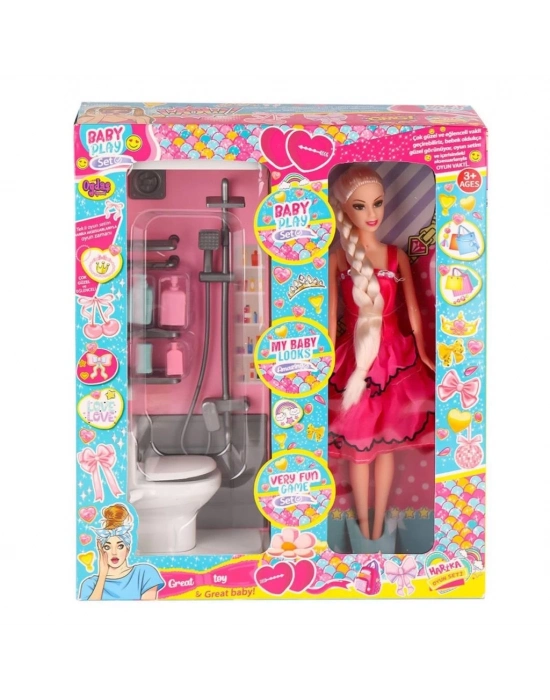 ® OYD-02387 Bebek ve Banyo Oyun Seti - Oyuncak