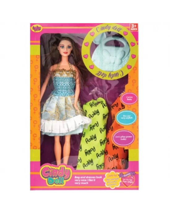 ® Anlily Çantalı Yedek Elbiseli Bebek 2281