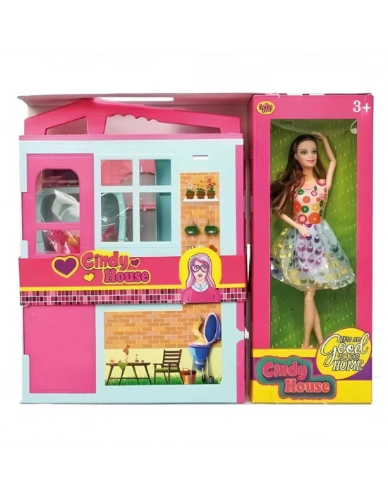 ® Cindy House Bebekli Oyun Evi 02617