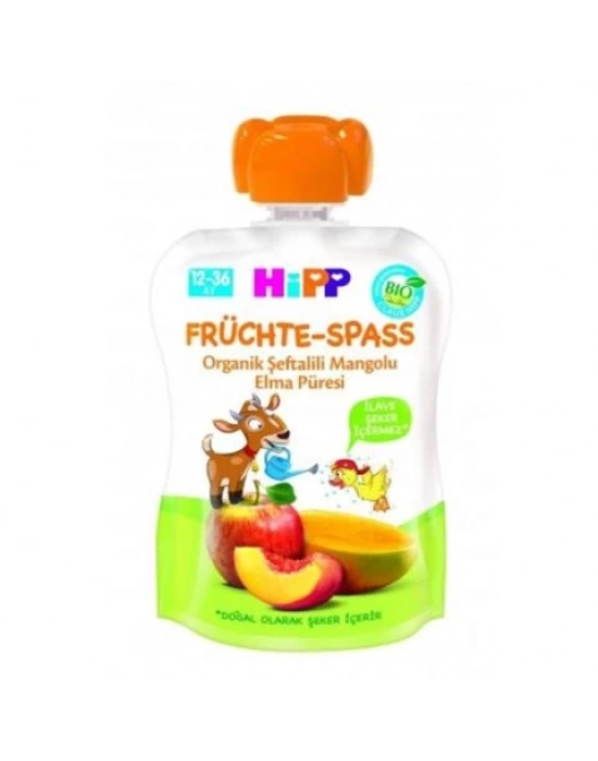 ®   Organik Şeftalili Mangolu Elma Püresi 100 Gr