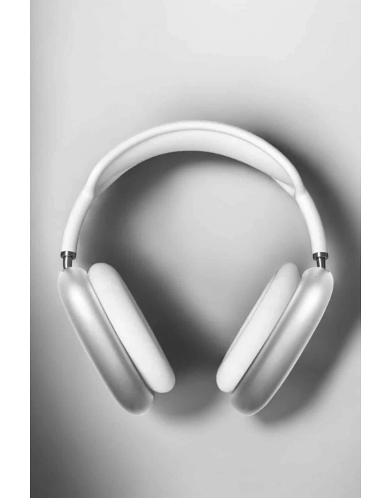 ® P9 Air Max Kablosuz 5.0 Mikrofonlu Bluetooth Kulaklık Beyaz Yüksek Ses Kaliteli