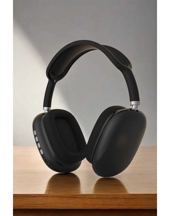 ® P9 Air Max Kablosuz 5.0 Mikrofonlu Bluetooth Kulaklık Beyaz Yüksek Ses Kaliteli