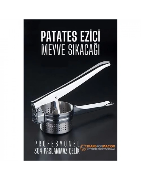 ® Patates Ezici Meyve Sıkacağı Sıkacağı Sebze Presi 304 Paslanmaz Çelik