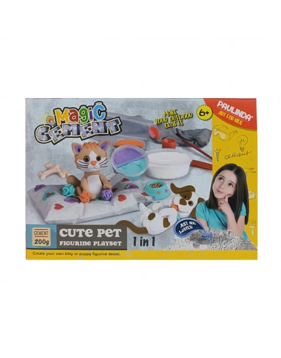 ® Magic Cement Tatlı Hayvan Figürleri Hobi Seti 200 gr