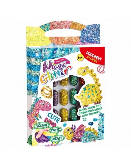 ® Paulinda Magic Glitter Cute Dino Hobi Set 12x5 ml S00095579