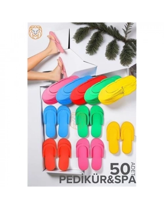 ® Tek Kullanımlık Pedikür Terliği - Spa Terliği Kullan-at Terlik 50 ÇİFT