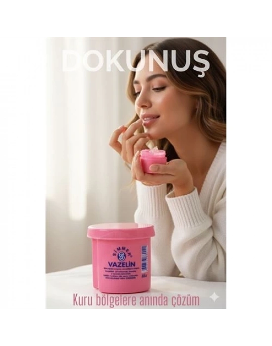® Pembe Vazelin – Dudak, El ve Cilt Nemlendirici, 80 ml Simfer