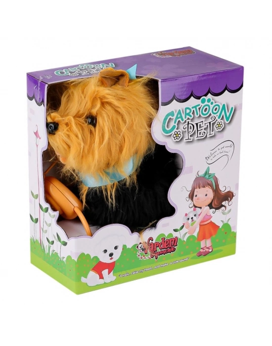 ® PFTB267 Yürüyen Tasmalı Peluş Köpek