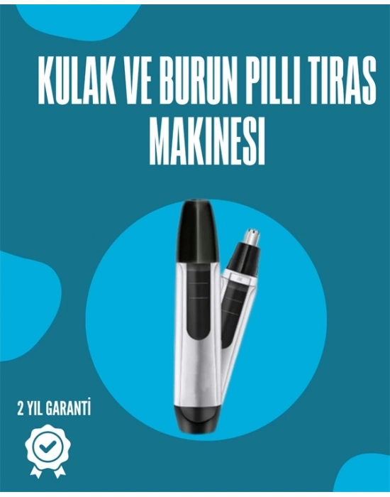 ® Pil ile Çalışan Kulak, Burun ve Kaş Tımar Cihazı