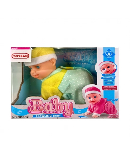 ® Pilli Emekleyen Sesli Bebek