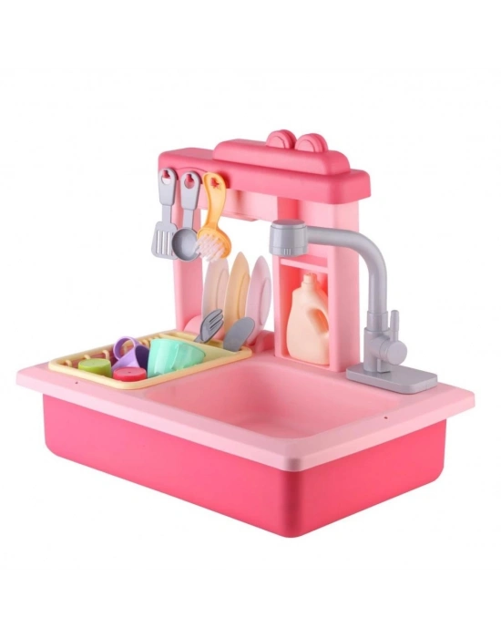 ® Pilli İnteraktif Lavabo Seti Pembe