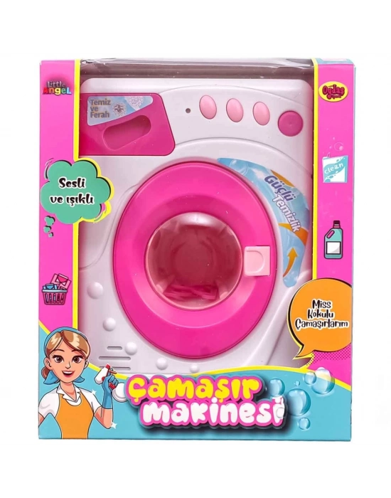 ® Pilli Işıklı ve Sesli Çamaşır Makinesi 02604