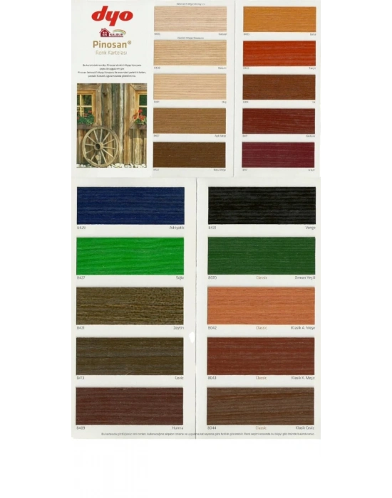 ® Pinosan Ahşap Verniği 0,75 Litre 8427 Sığla