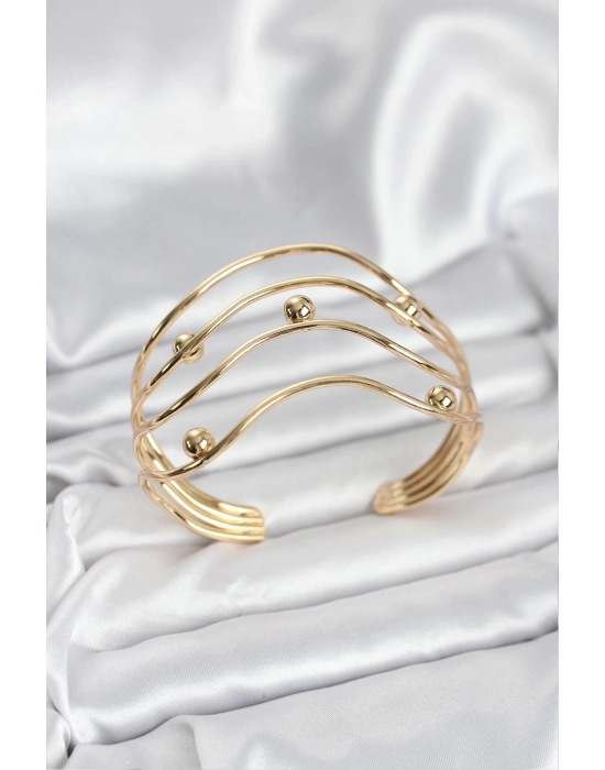 ® Pirinç Gold Renk Kadın Bileklik