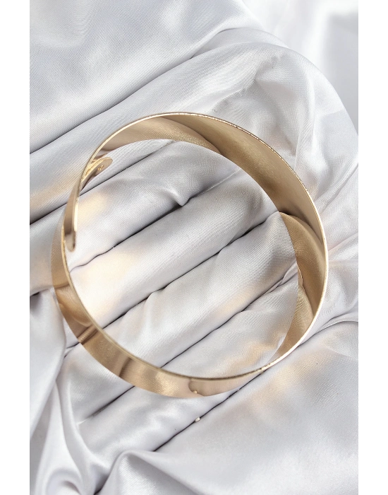 ® Pirinç Sarmal Model Gold Renk Pazu Bileklik