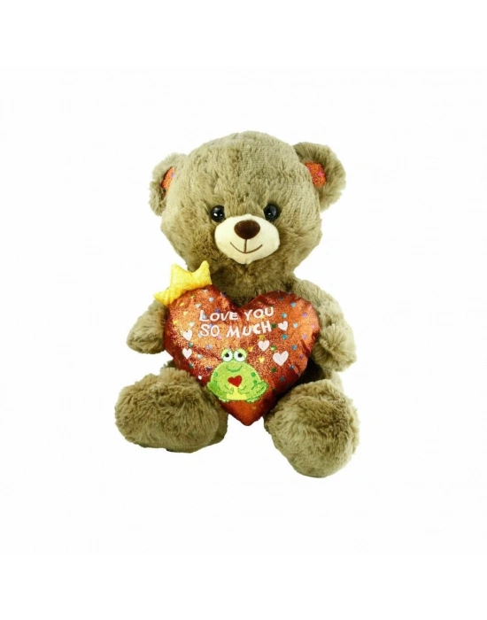 ® PJH2323 Peluş Kalpli Ayı Love You 30 cm