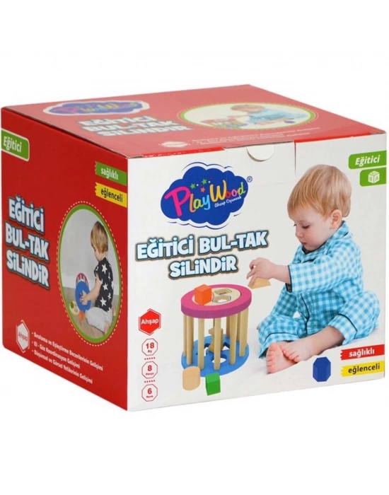 ® Eğitici Ahşap Silindir Bultak