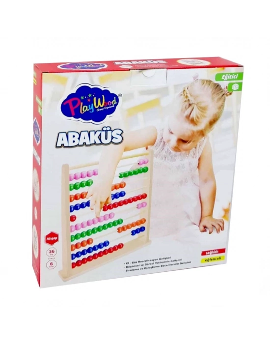 ® Kutuda Ahşap Büyük Abaküs