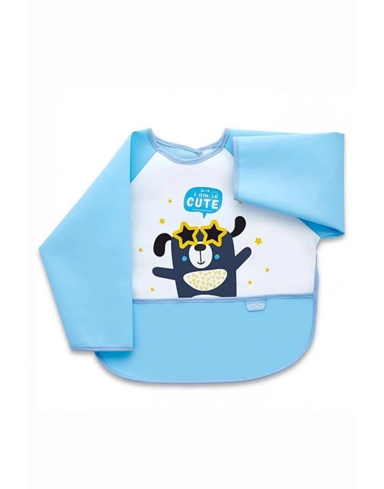 ®  Poli Muşamba Kollu Mama Önlüğü 034 Mavi