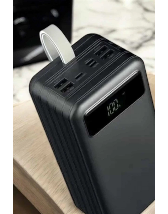 ® Powerbank 60.000 MAH 4 Portlu Uzun Şarj Süreli Dijital Göstergeli