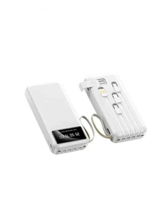 ® Powerbank Şarj Cihazı 4 Çıkışlı 20.000 MAH Powerbank Kompakt Yüksek Kapasiteli Hızlı Şarj