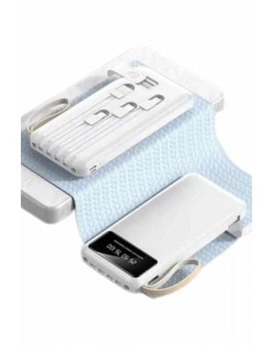 ® Powerbank Şarj Cihazı 4 Çıkışlı 20.000 MAH Powerbank Taşınabilir Çoklu Giriş