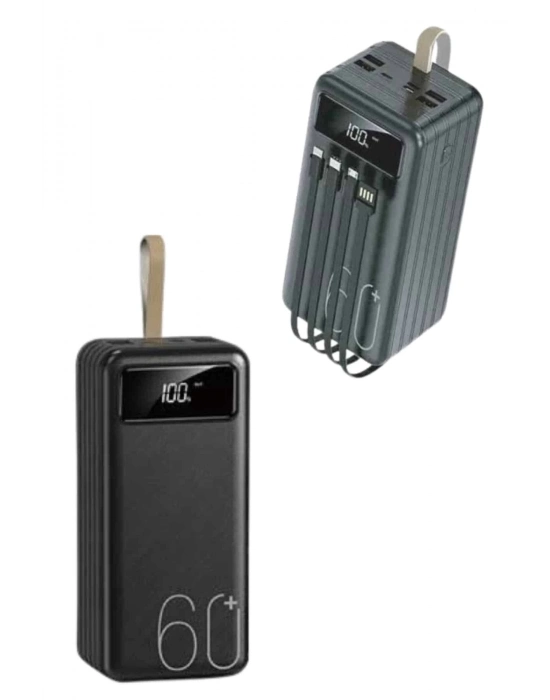 ® Powerbank Yüksek Kapasiteli 60.000 Mah Hızlı Şarj Şarj Özellikli Batarya