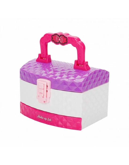 ® Pretty Pinky 3 Katlı Çantalı Makyaj Seti