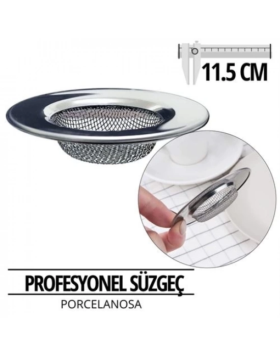 ® Profesyonel 11,50 cm Çap Lavabo Süzgeci