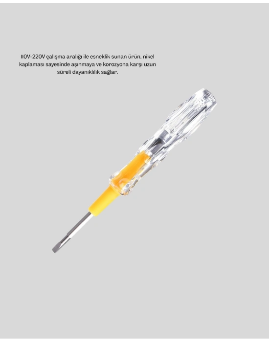 ® Profesyonel Neon Test Kalemi