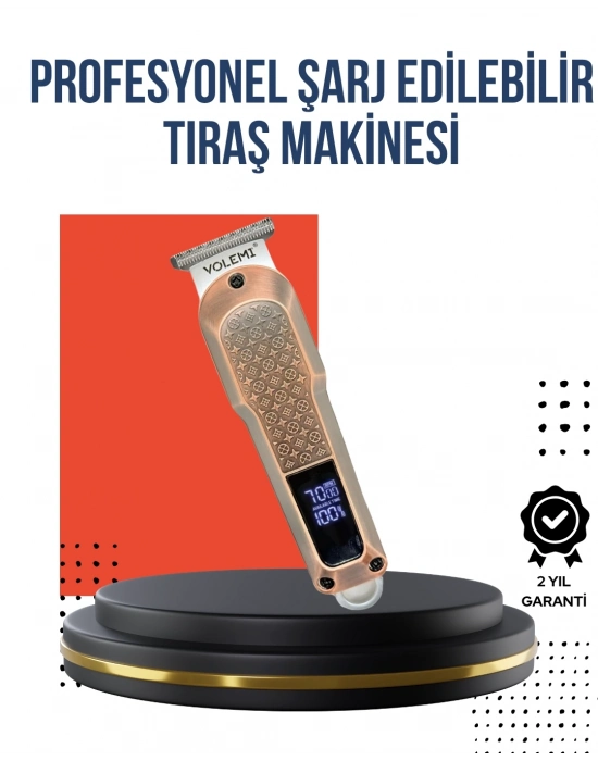® Profesyonel Saç Tıraş Makinesi – 7000RPM Güçlü Motor ve 4 Kademeli Ayar