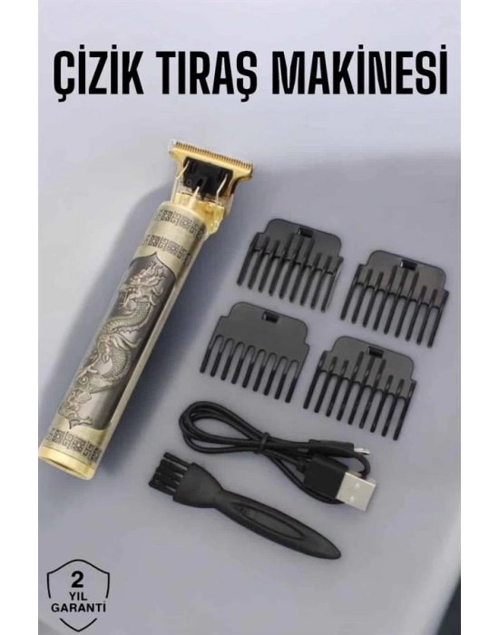 ® Profesyonel Şarjlı Saç ve Sakal Şekillendirici Çizik Tıraş Makinesi