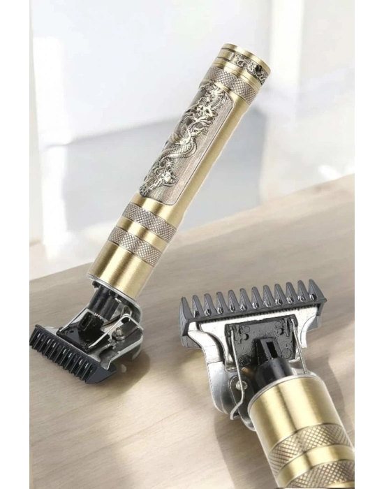 ® Profesyonel Şarjlı Saç ve Sakal Şekillendirici Çizik Tıraş Makinesi