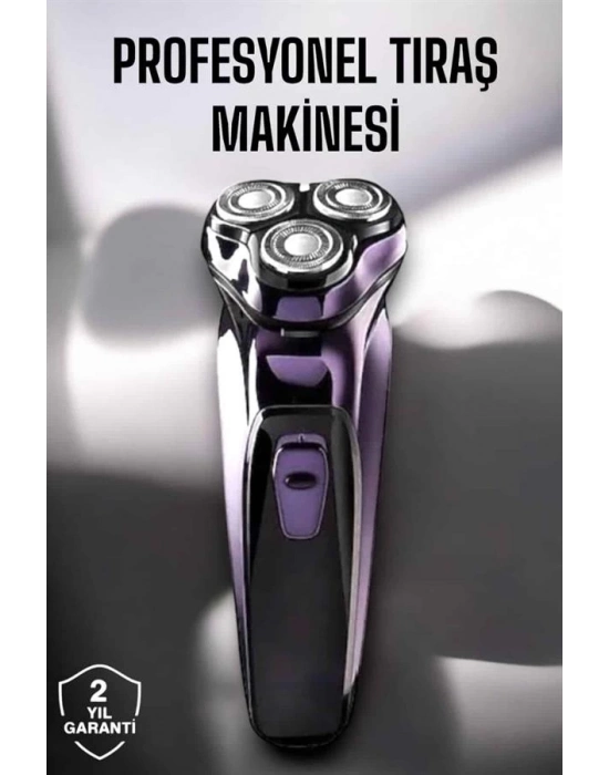 ® Profesyonel Şarjlı Saç ve Sakal Tıraş Makinesi Hassas Kesim