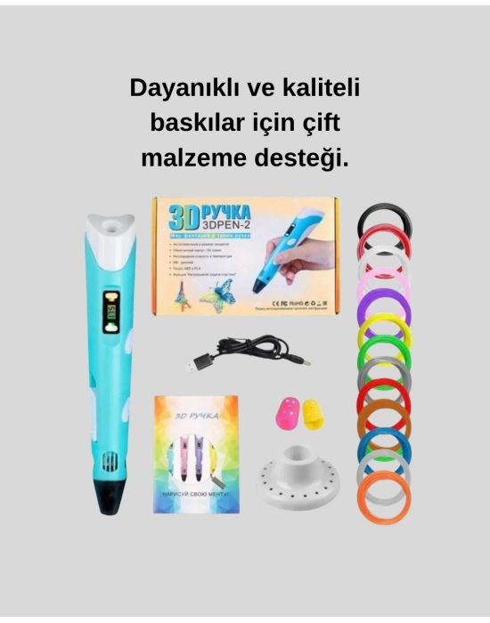 ® Profesyonel ve Hobi İçin 3D Modelleme Kalemi